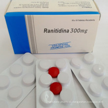 Medicamentos de Gastritis certificados por GMP Ranitidine Tablets